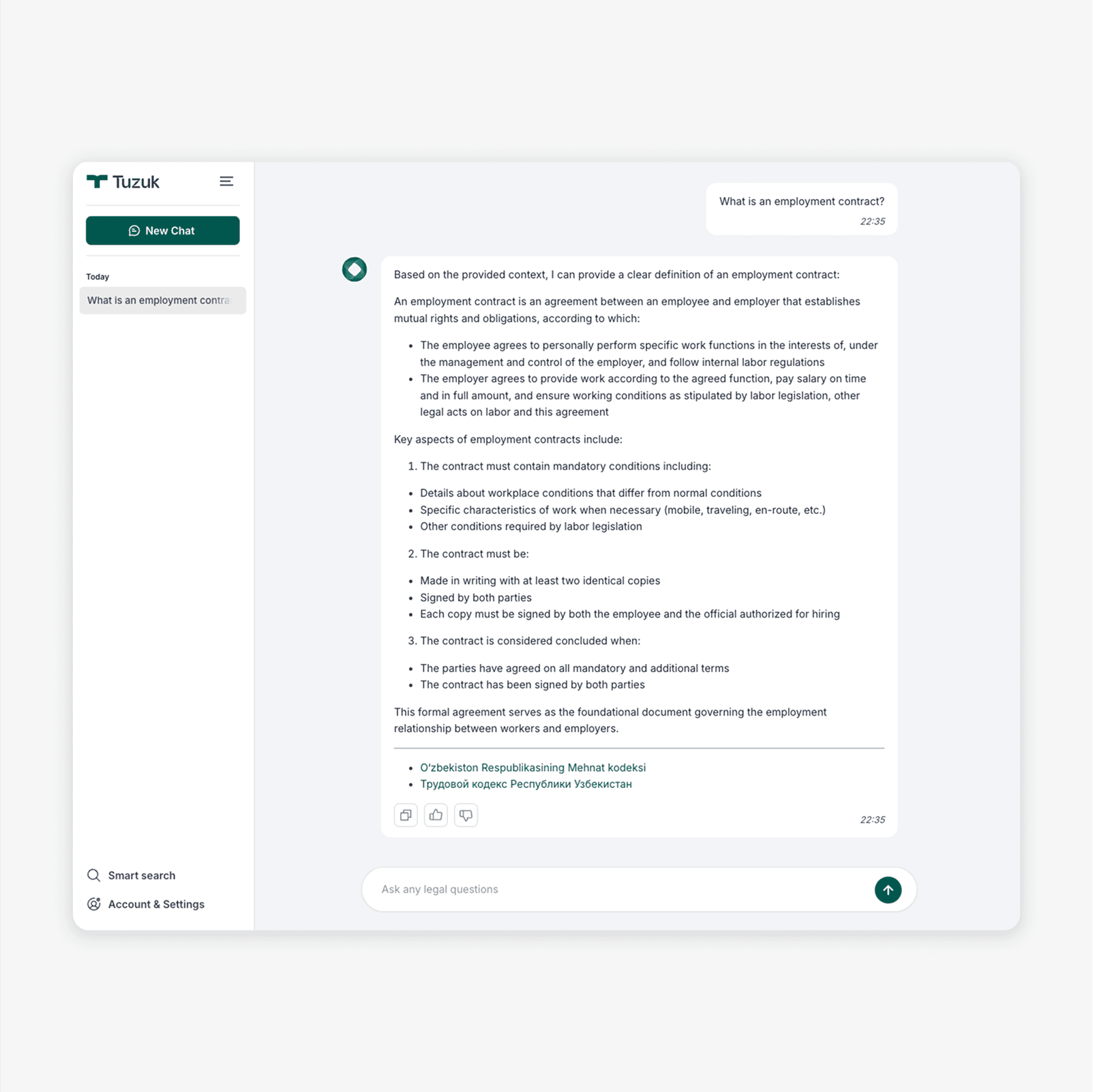 AI Legal Assistant